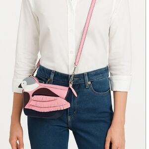 NWT Kate Spade Pink "Love Birds" Novelty Crossbody